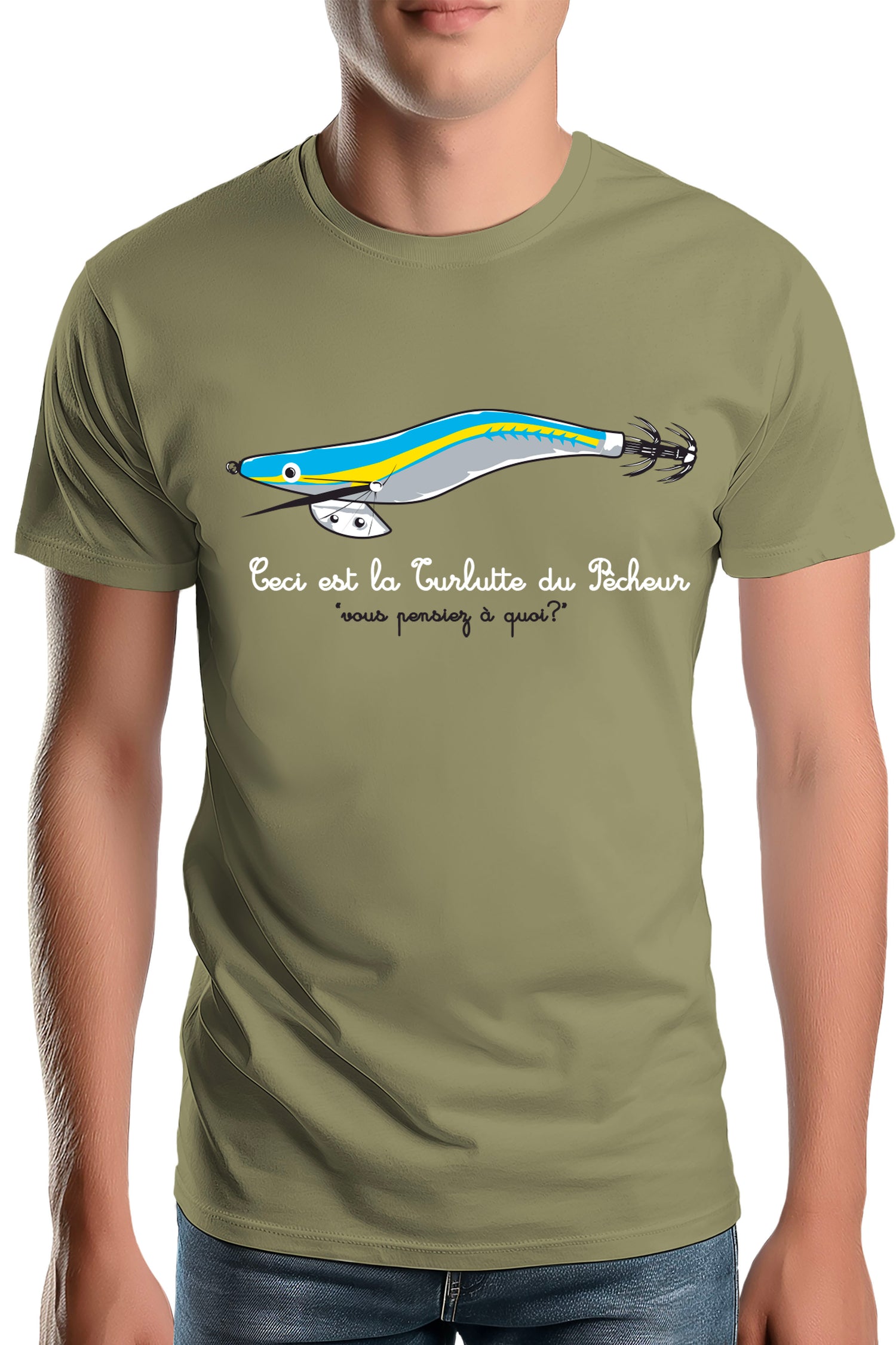 T-Shirt Homme Turlutte du Pêcheur