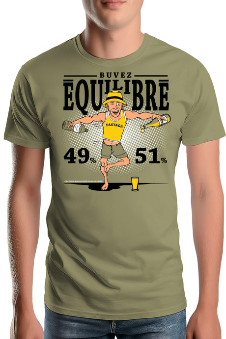 T-Shirt Homme Pour un pastis équilibré