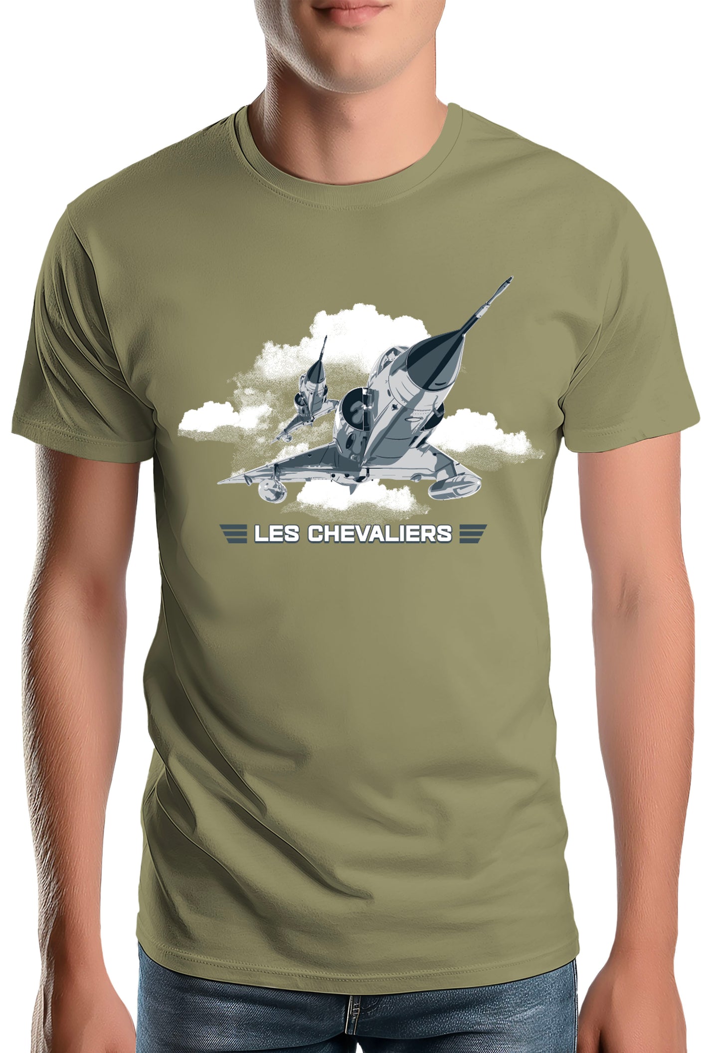 T-Shirt Homme Avion de chasse les chevaliers du ciel