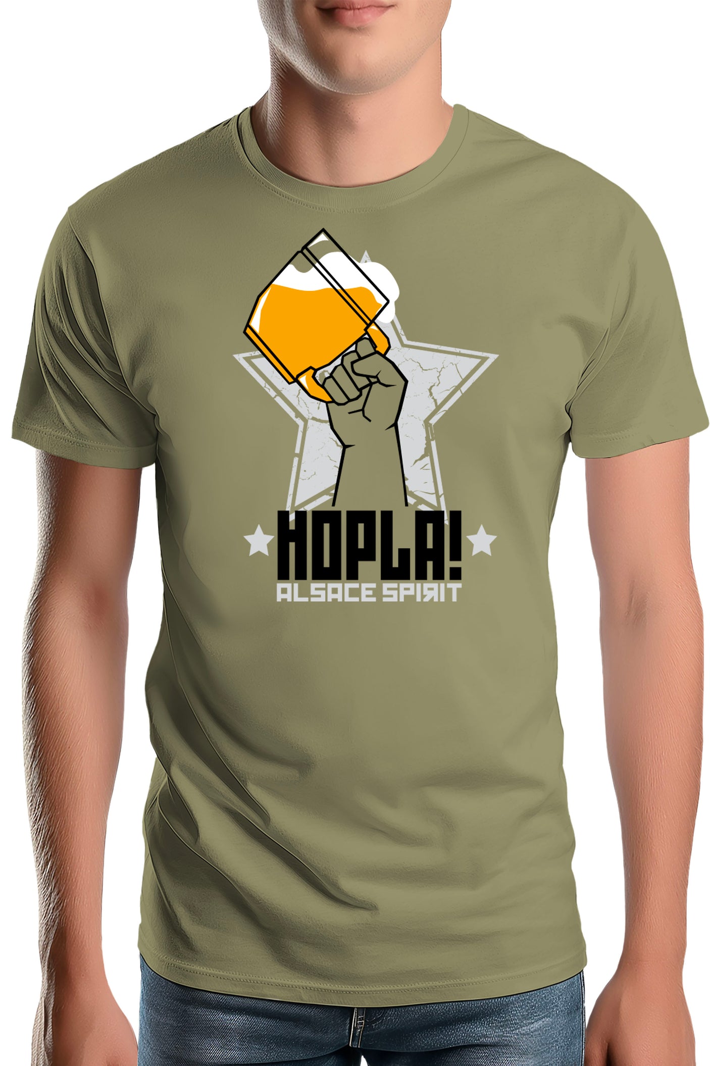 T-Shirt Homme Hopla Alsace Spirit