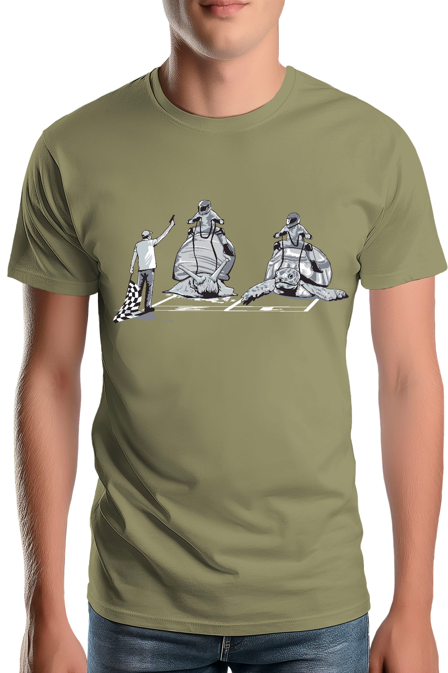 T-Shirt Homme La Course d'escargots