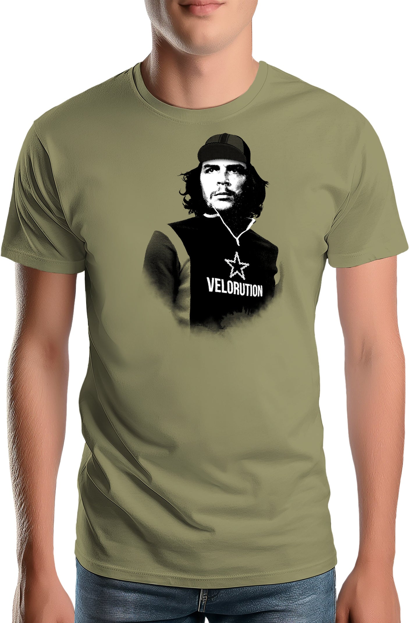 T-Shirt Homme Faire la révolution à vélo comme le che