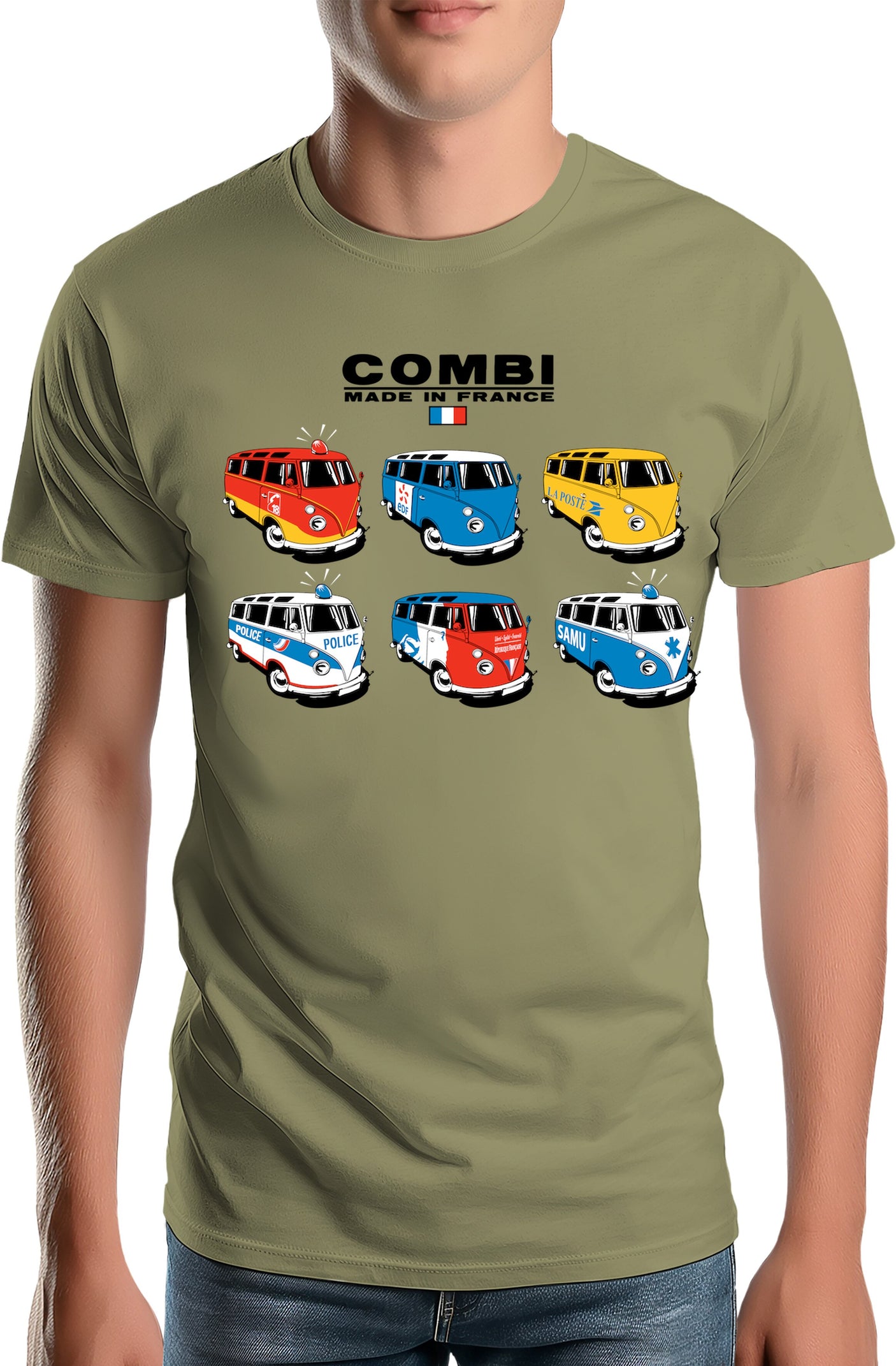 T-Shirt Homme Les combis van France