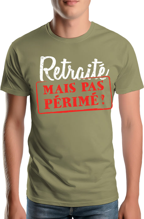 T-Shirt Homme Retraité mais pas périmé
