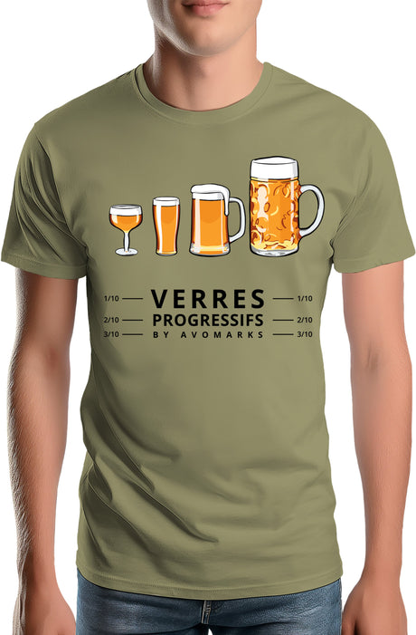 T-Shirt Homme Ophtalmo de la bière