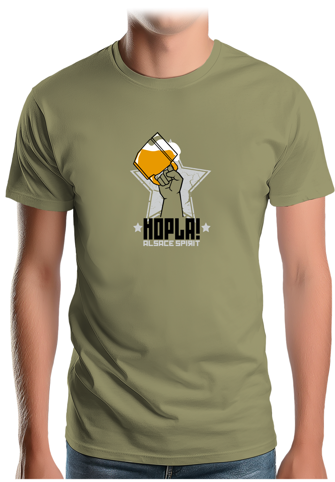 T-Shirt Homme Hopla Alsace Spirit