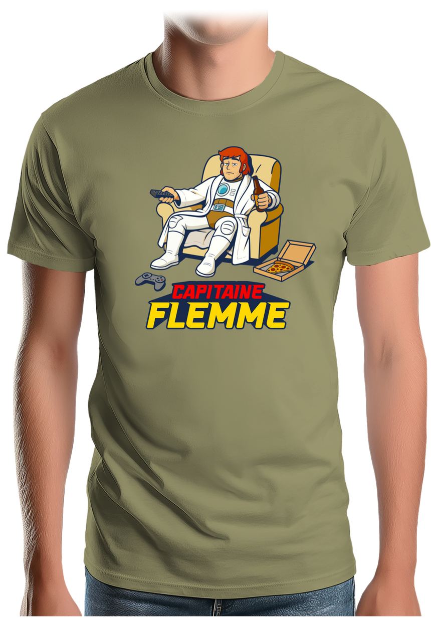T-Shirt Homme Capitaine Flemme