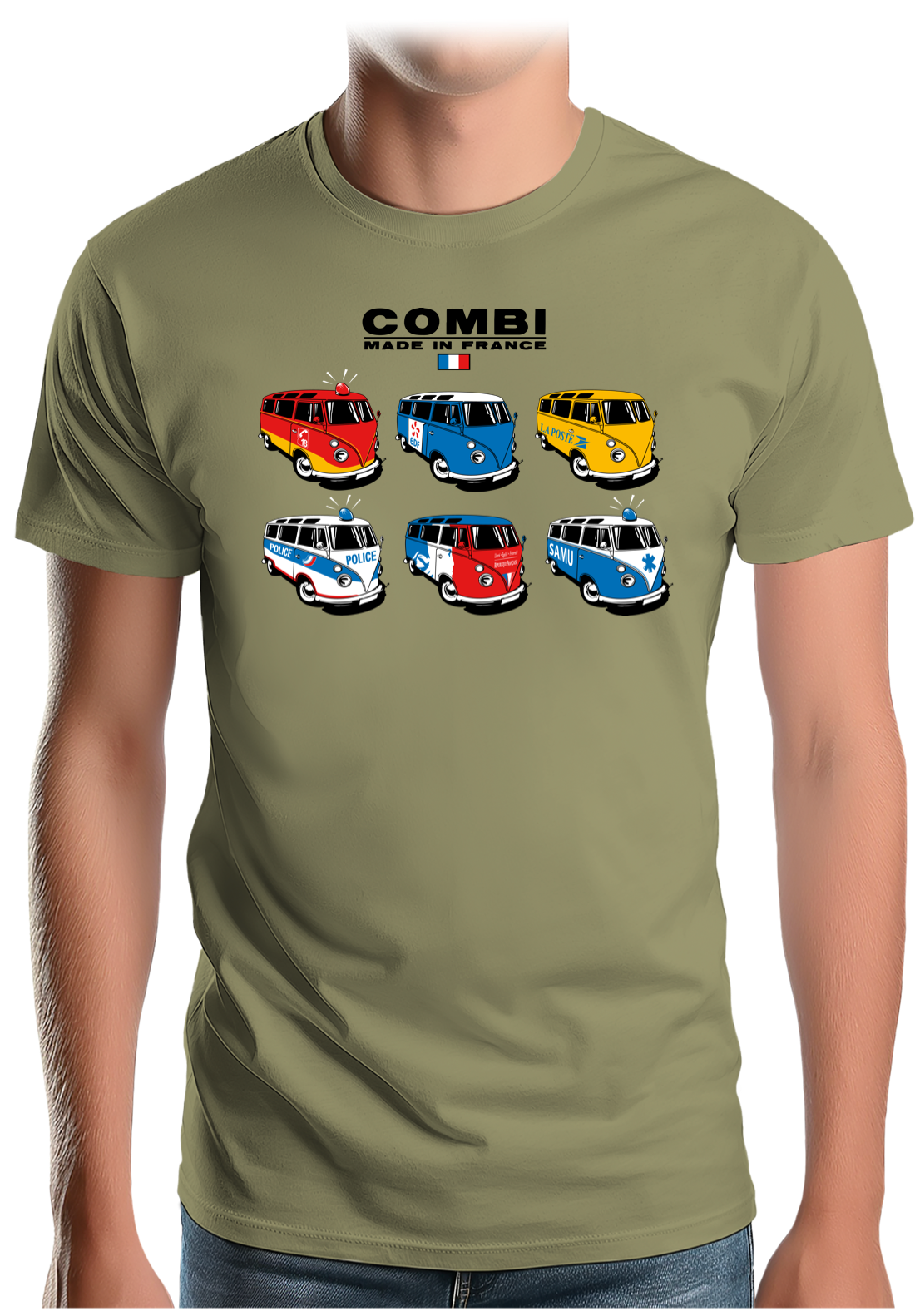 T-Shirt Homme Les combis van France