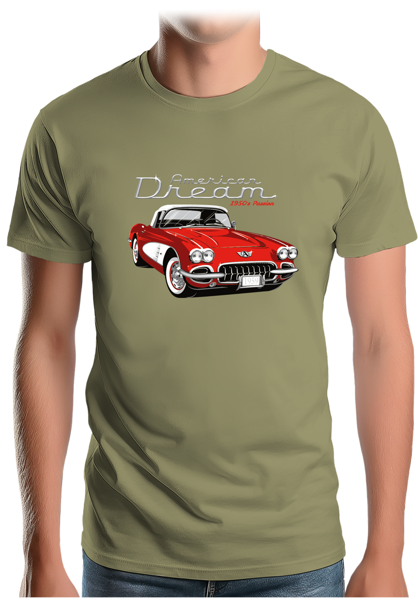 T-Shirt Homme Voiture American Dream Stingray