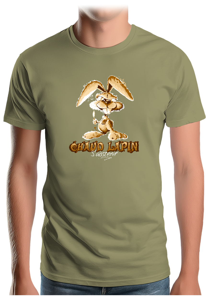 T-Shirt Homme Chaud lapin s'abstenir