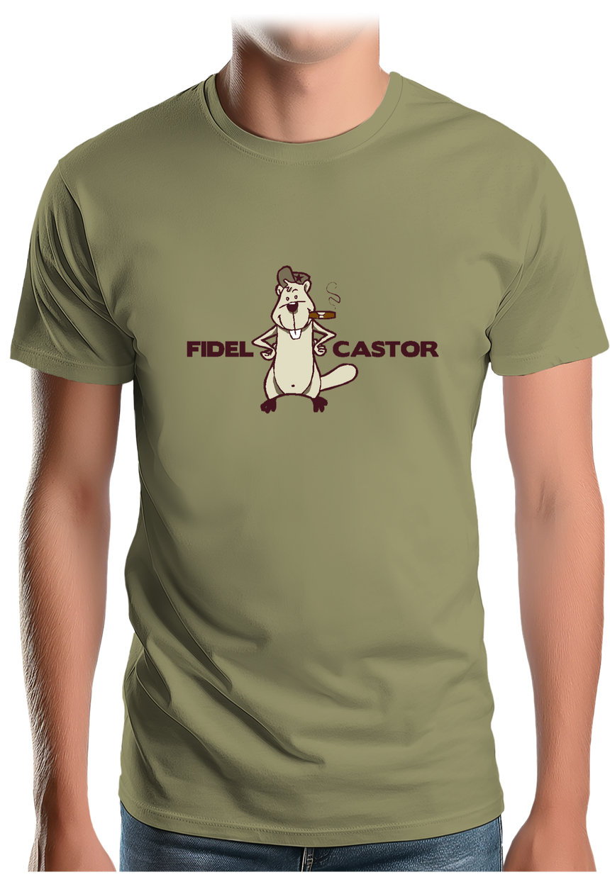 T-Shirt Homme Fidel Castor