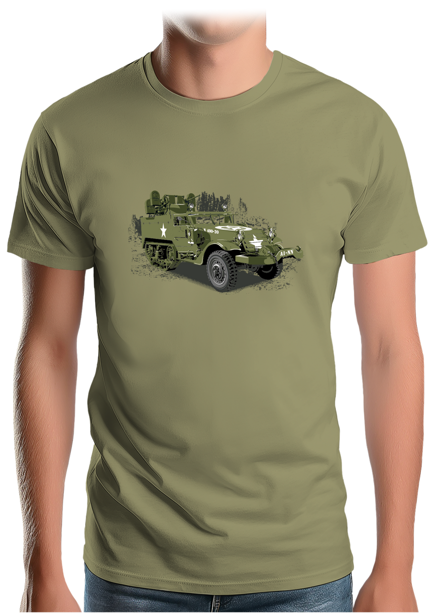 T-Shirt Homme Véhicule de militaire