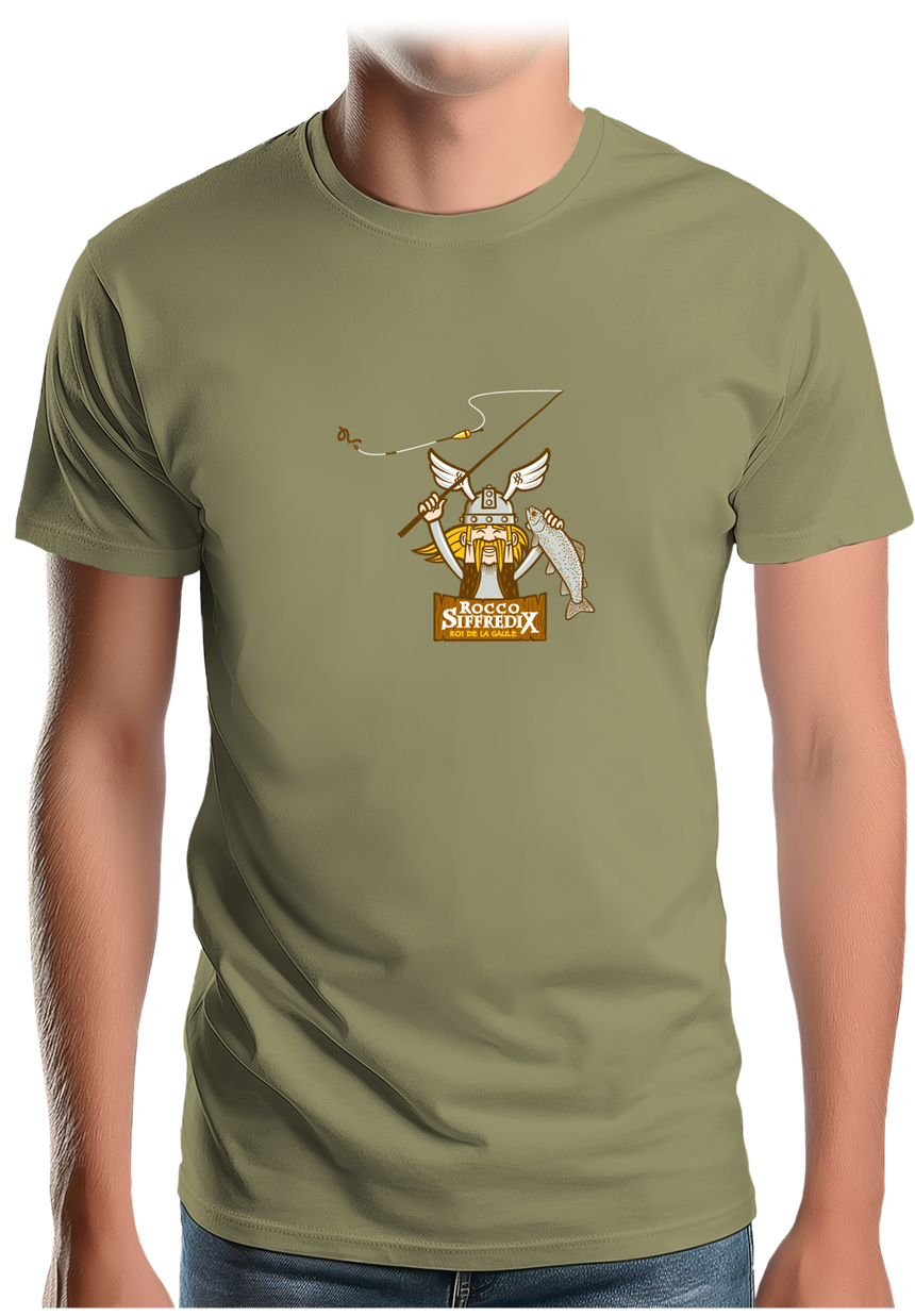 T-Shirt Homme Pêcheur roi de la gaule