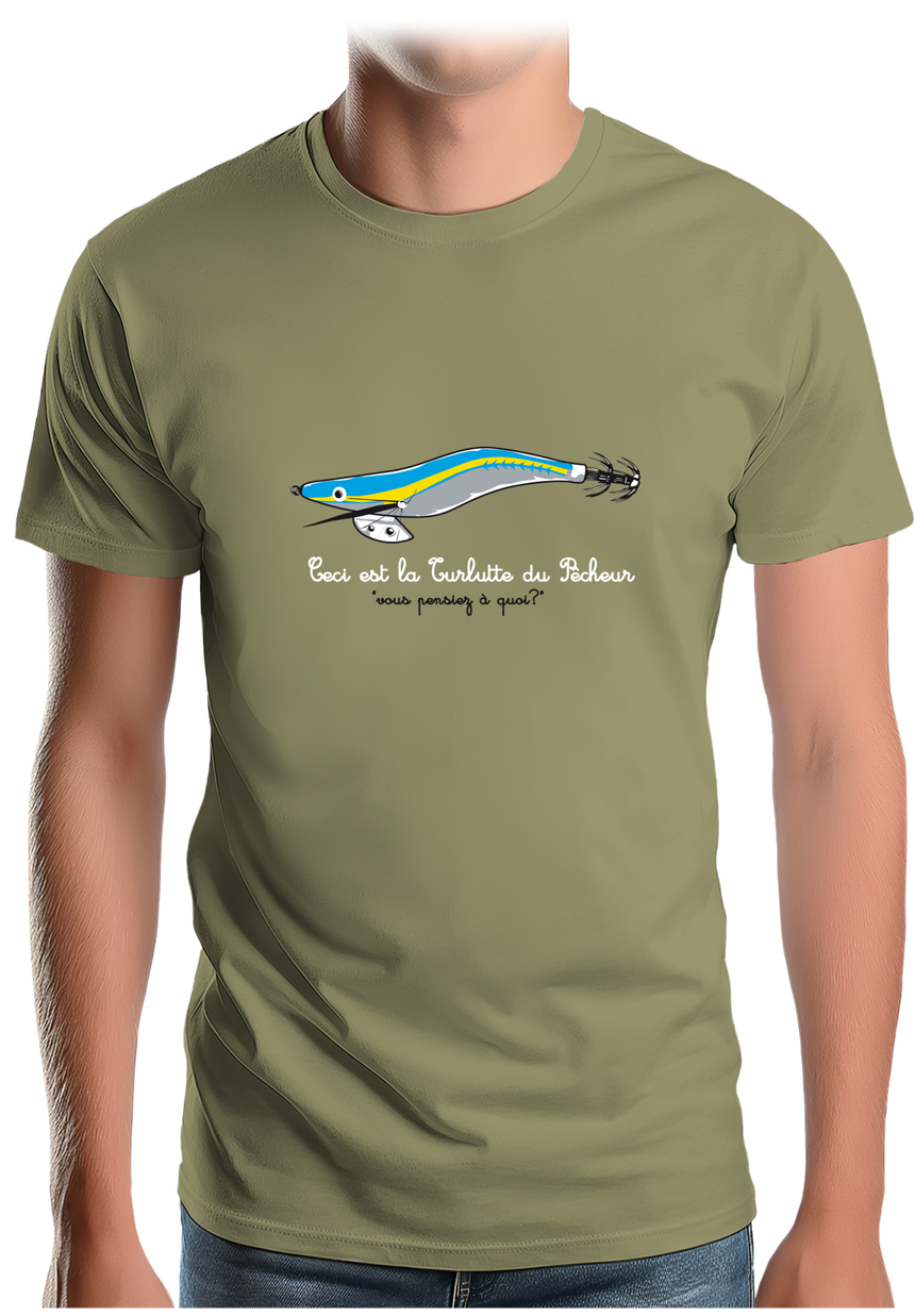 T-Shirt Homme Turlutte du Pêcheur