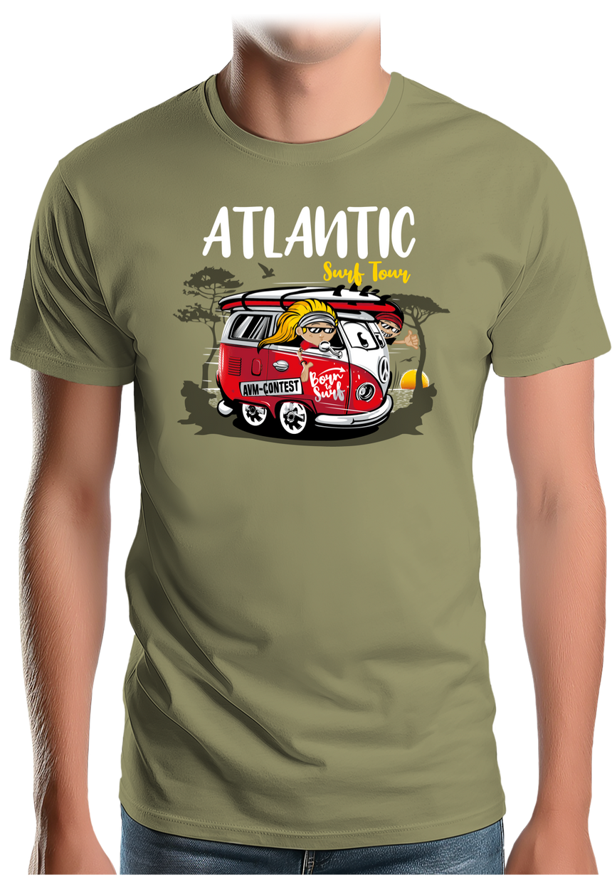 T-Shirt Homme Le van des surfeurs