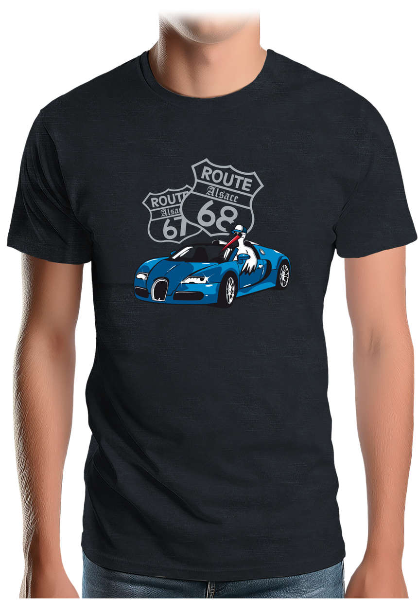 T-Shirt Homme La Route de Molsheim