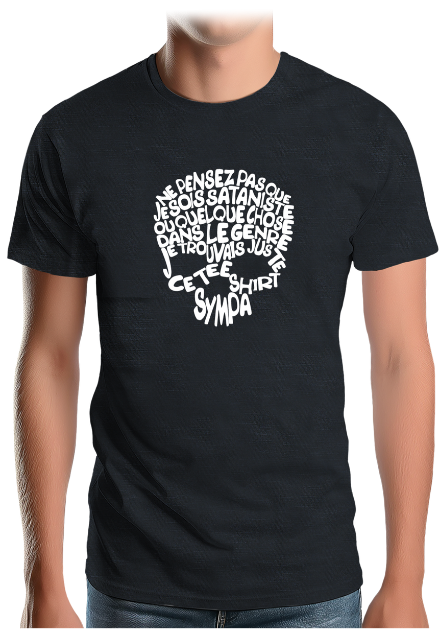 T-Shirt Homme Subliminable tête de mort