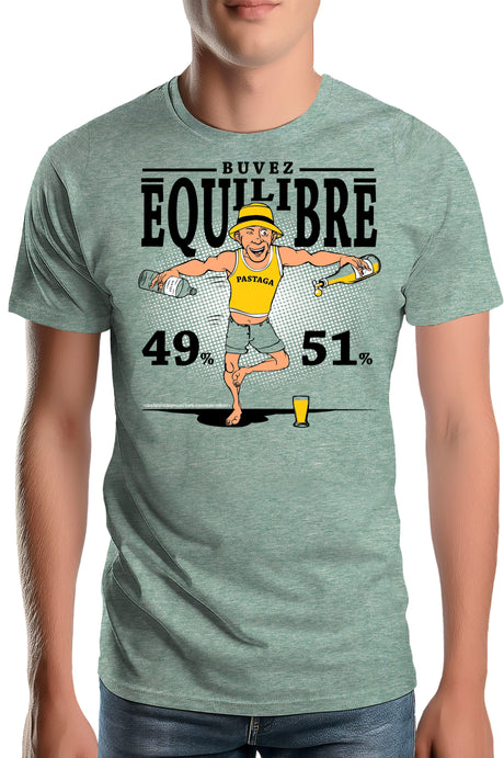 T-Shirt Homme Pour un pastis équilibré