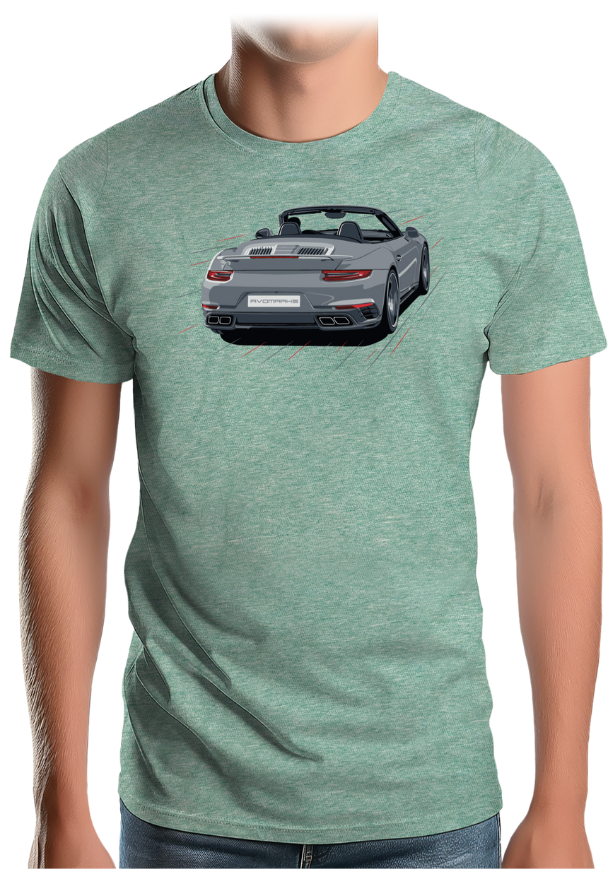 T-Shirt Homme Voiture 991 Turbo, Simple et efficace