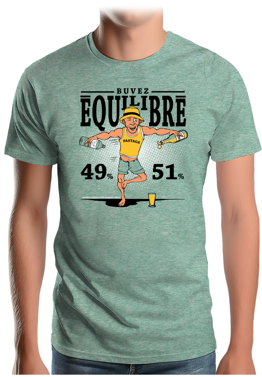 T-Shirt Homme Pour un pastis équilibré