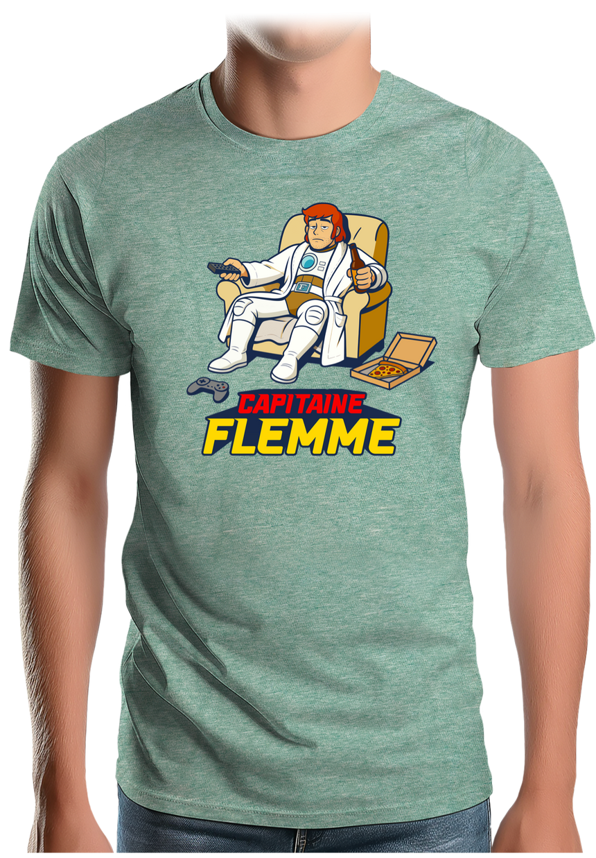 T-Shirt Homme Capitaine Flemme