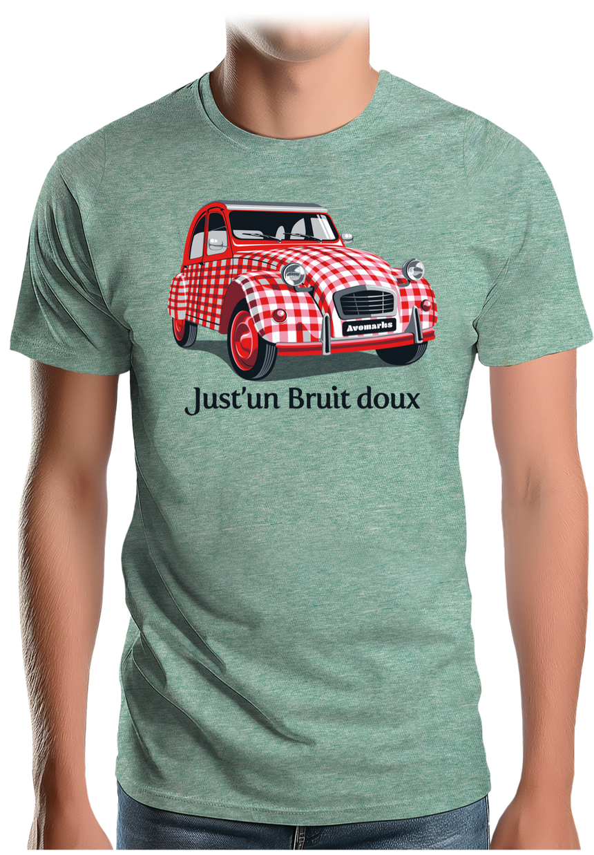 T-Shirt Homme Voiture 2CV Just'un Bruit doux