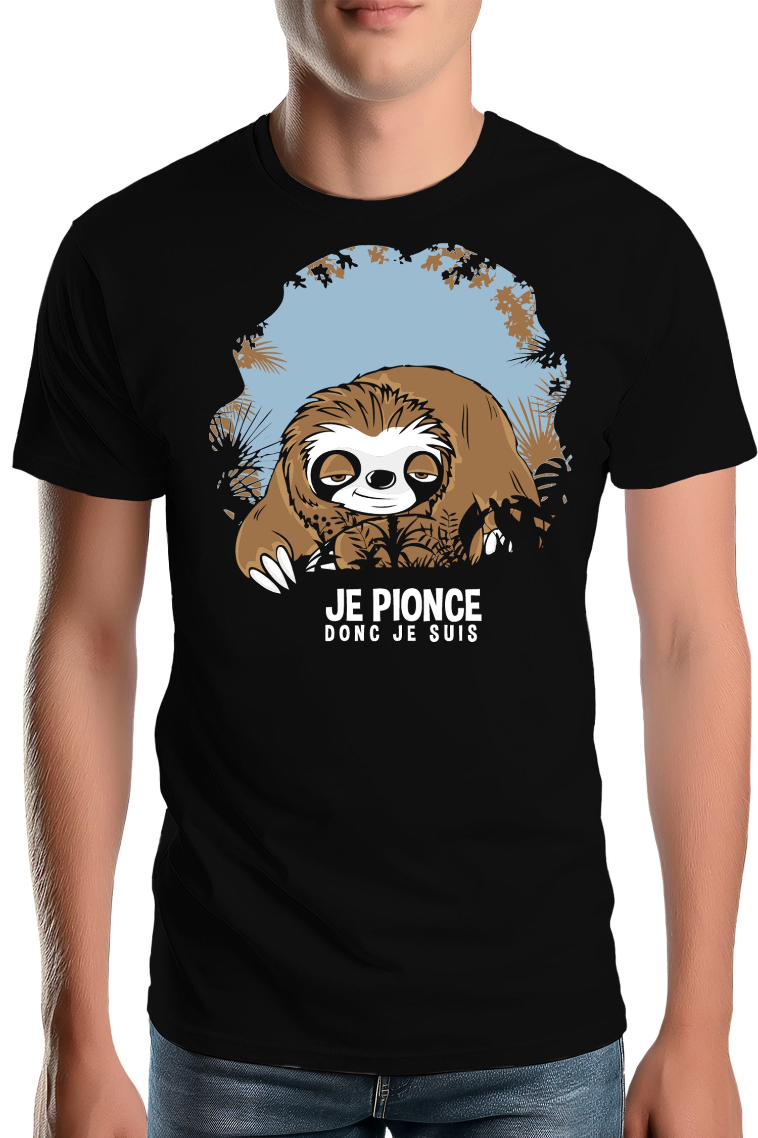 T-Shirt Homme Je pionce donc je suis