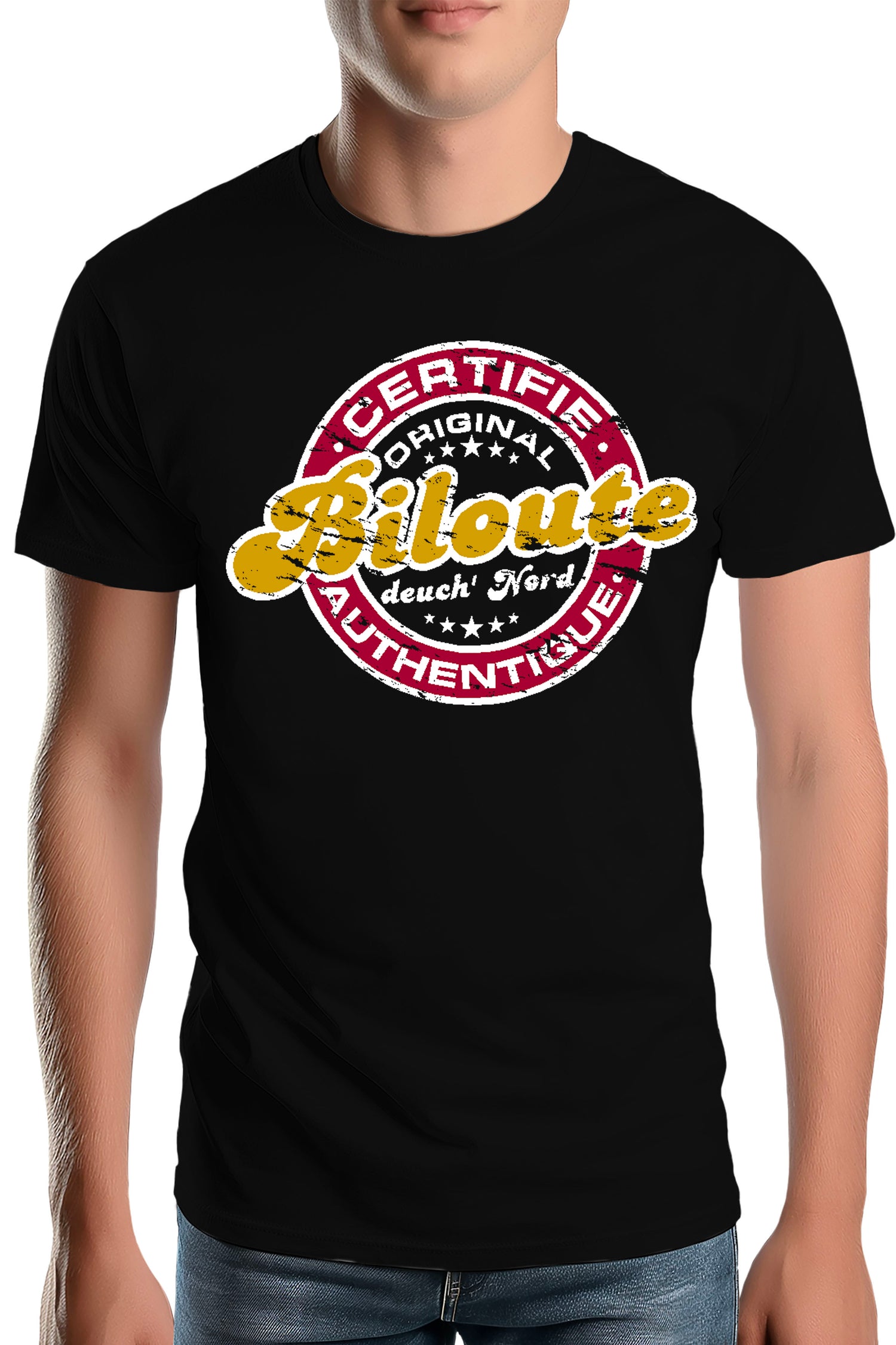 Tee-Shirt Homme Certifie authentique biloute