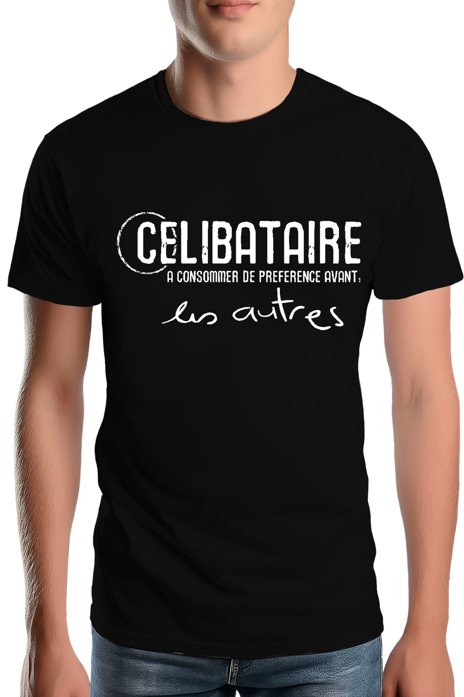 T-Shirt Homme Célibataire à consommer avant les autres