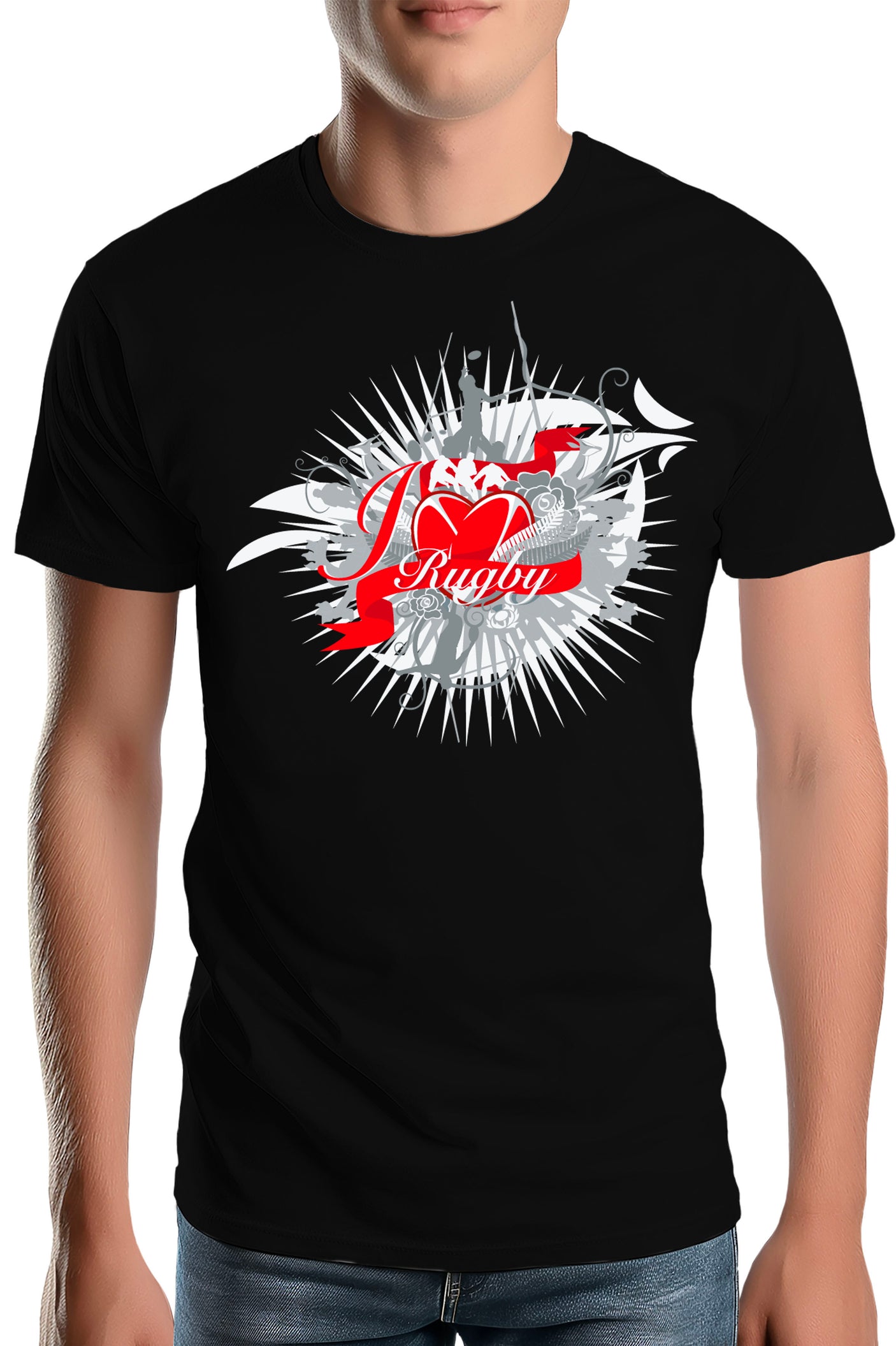 T-Shirt Homme Rugby Love