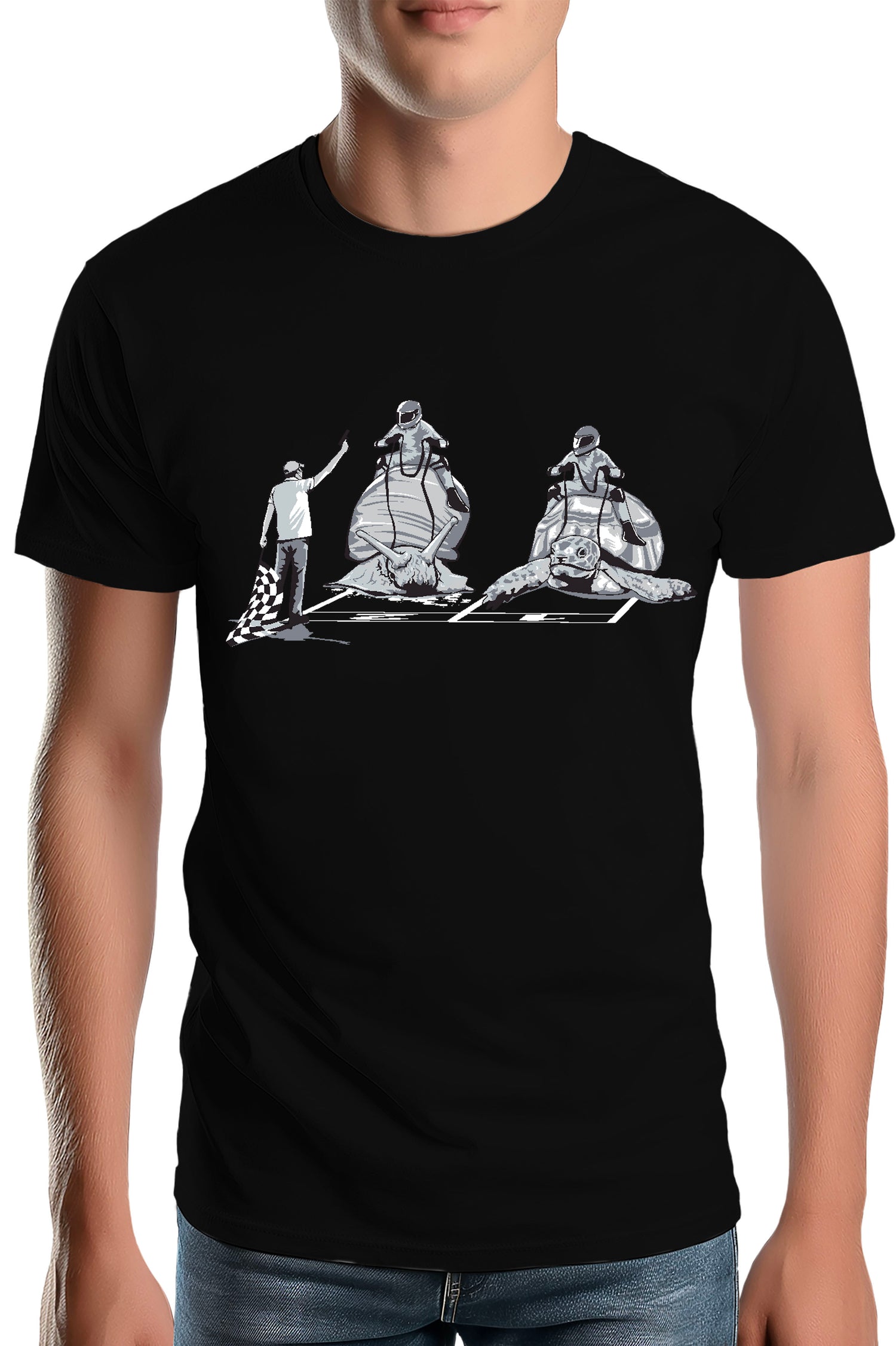 T-Shirt Homme La Course d'escargots