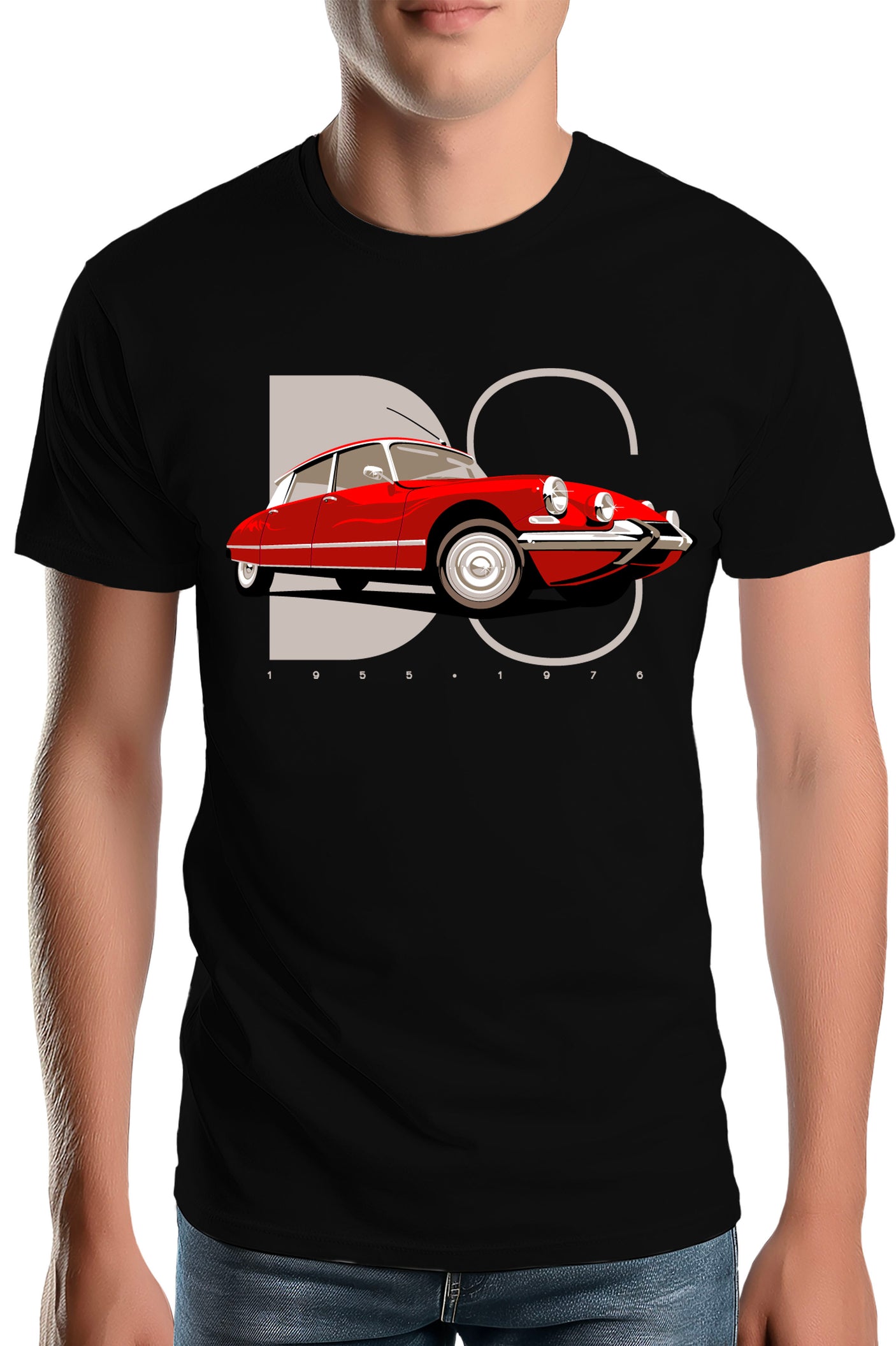 T-Shirt Homme Voiture Ancienne Vintage