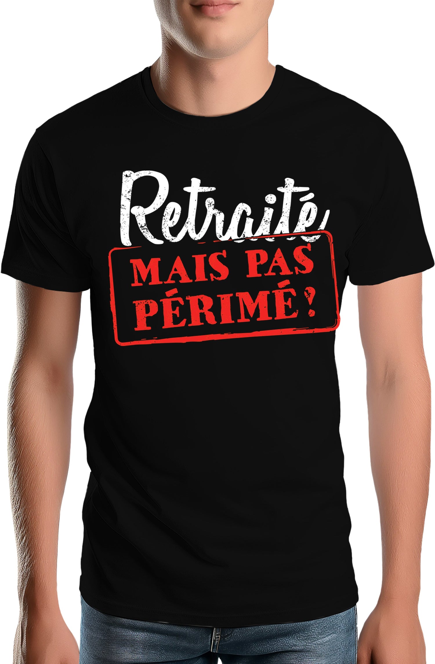 T-Shirt Homme Retraité mais pas périmé
