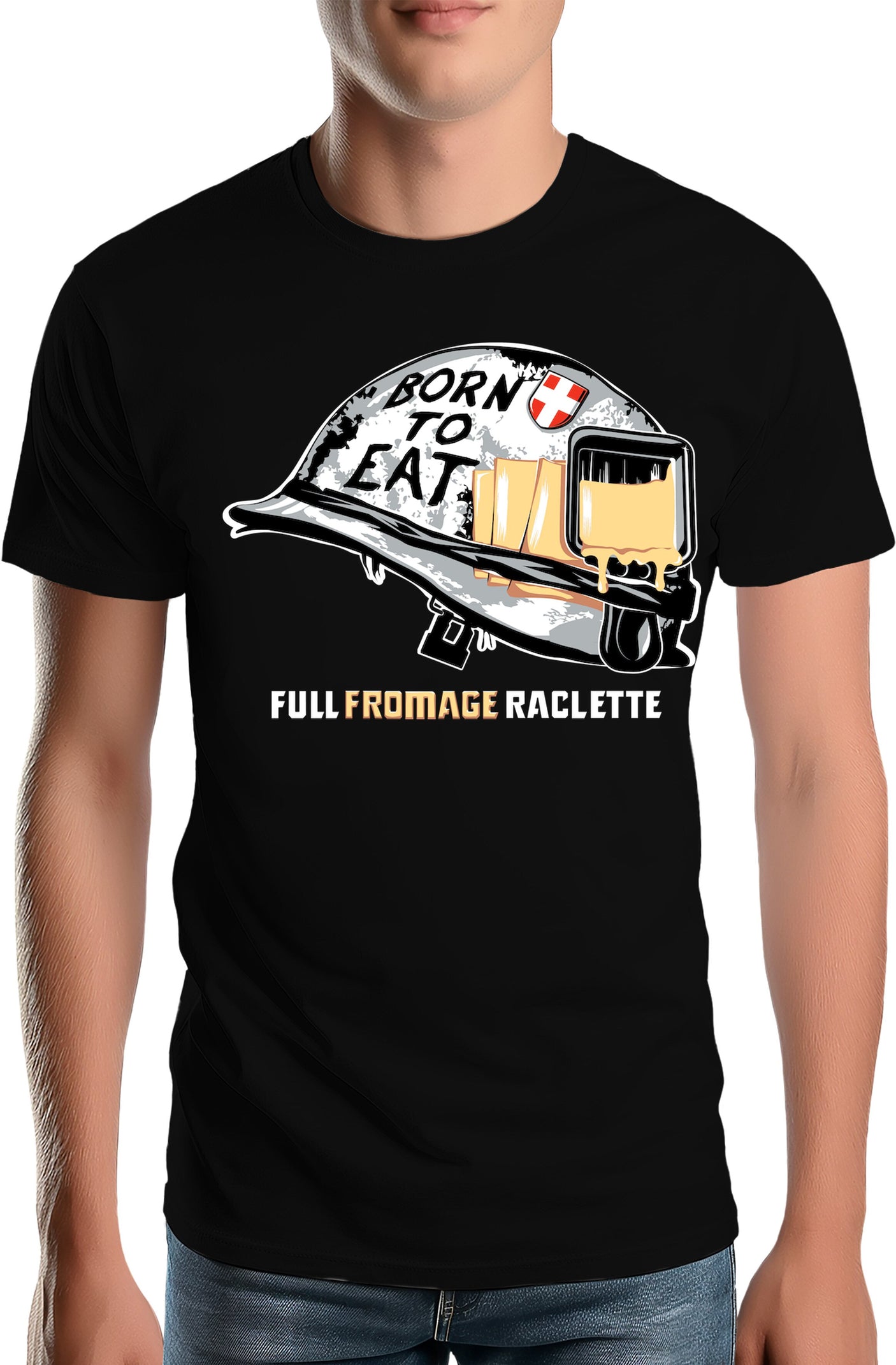 T-Shirt Homme Full fromage raclette