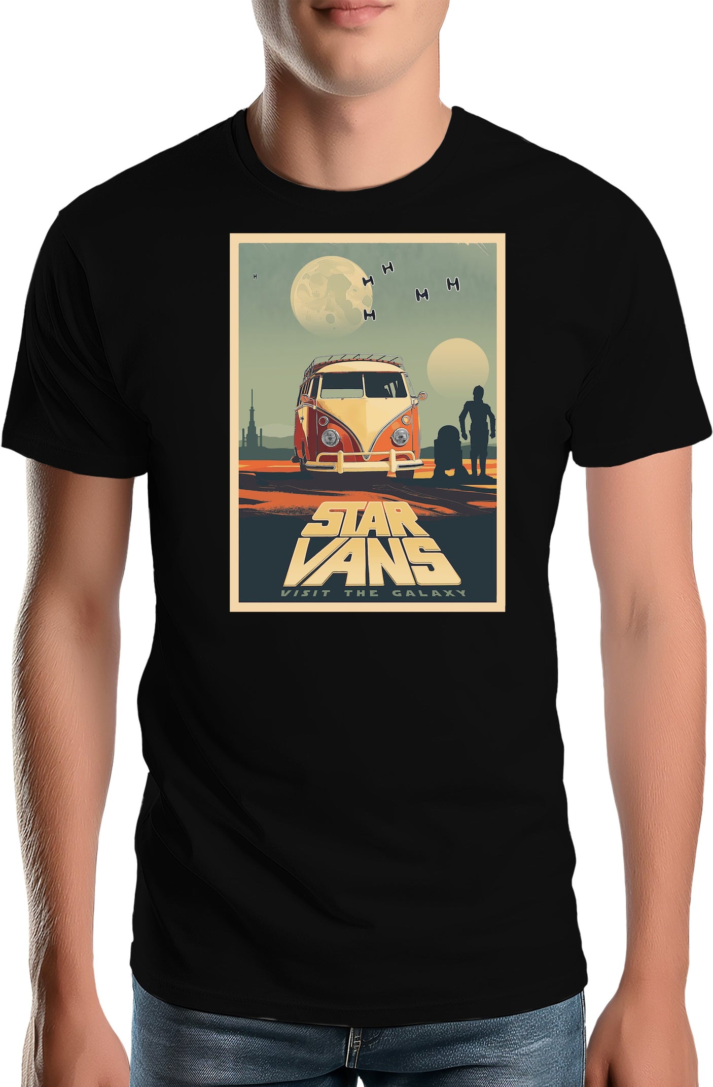 T-Shirt Homme Star Vans sur le départ