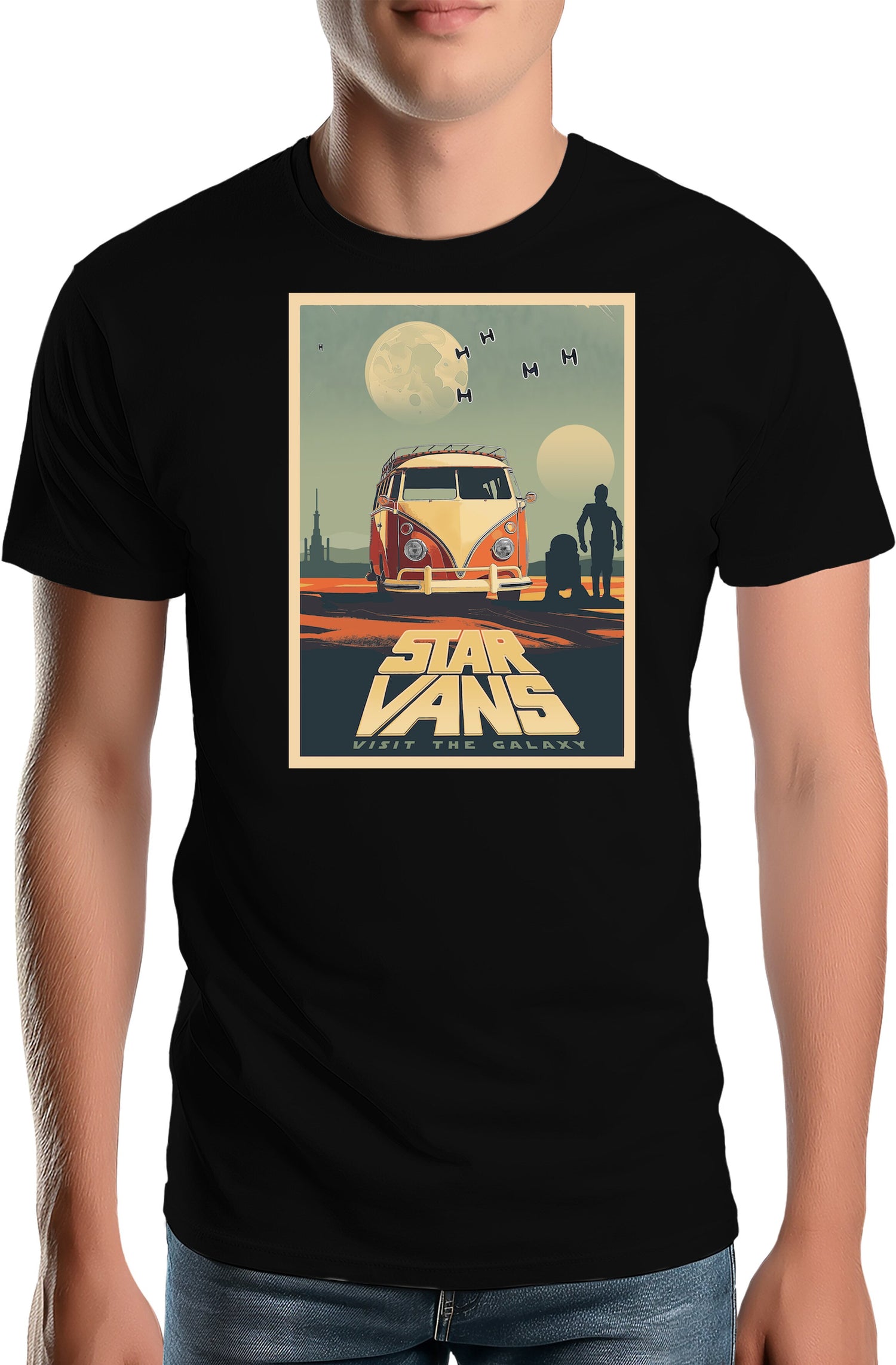 T-Shirt Homme Star Vans sur le départ