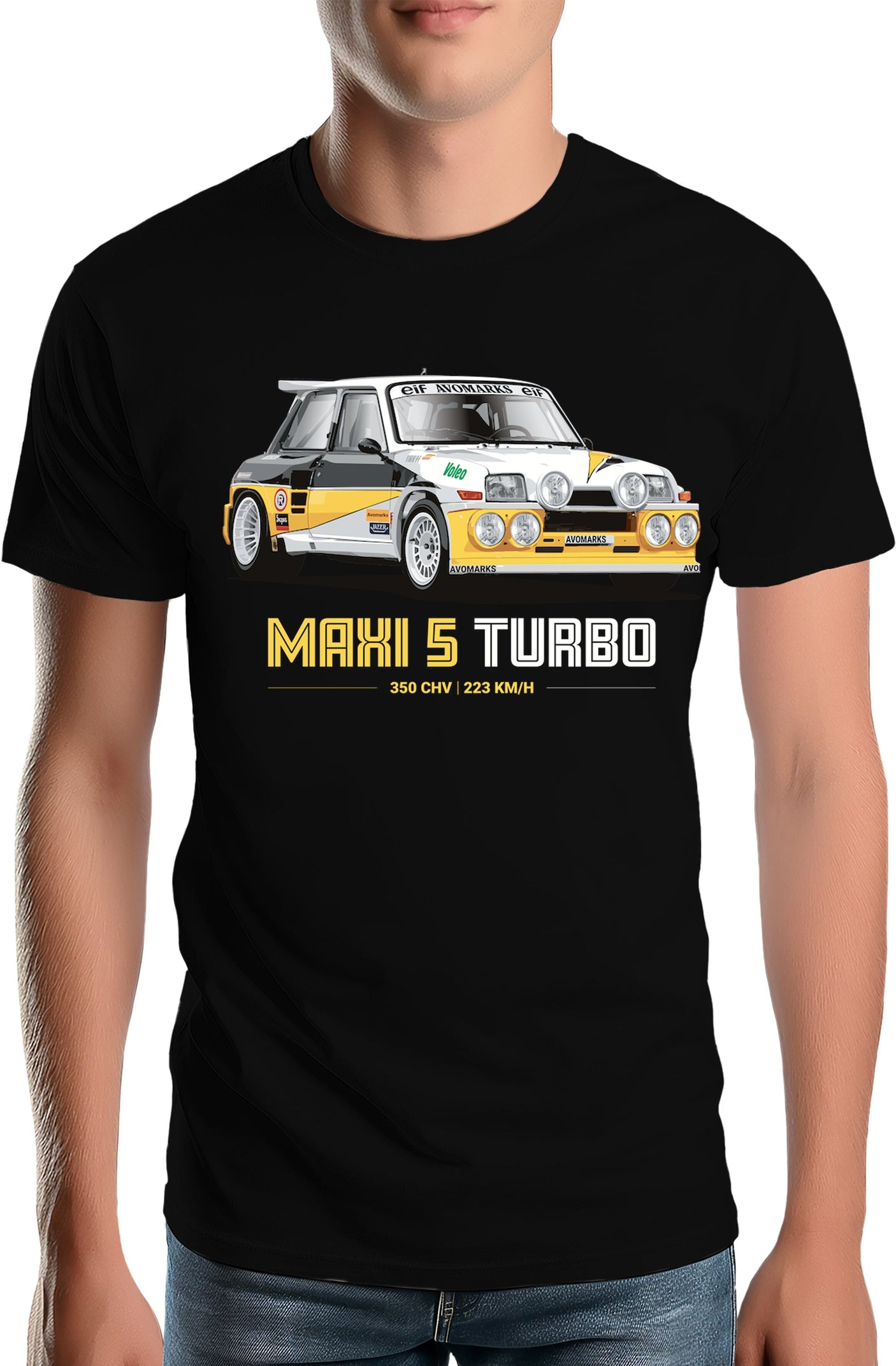 T-Shirt Homme Maxi 5 Turbo