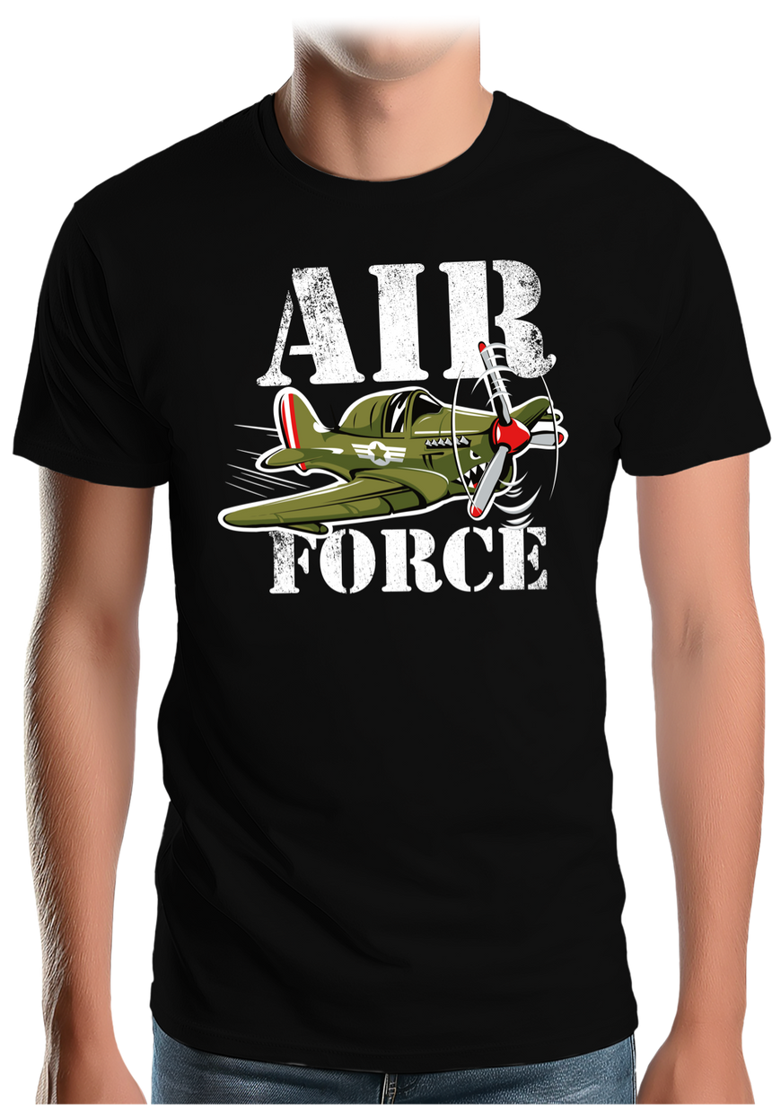 T-Shirt Homme Avion militaire air force