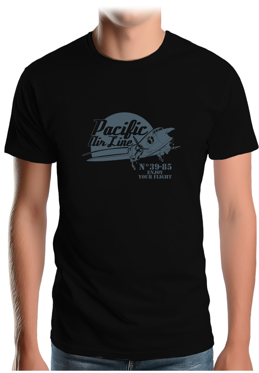 T-Shirt Homme Avion Pacific