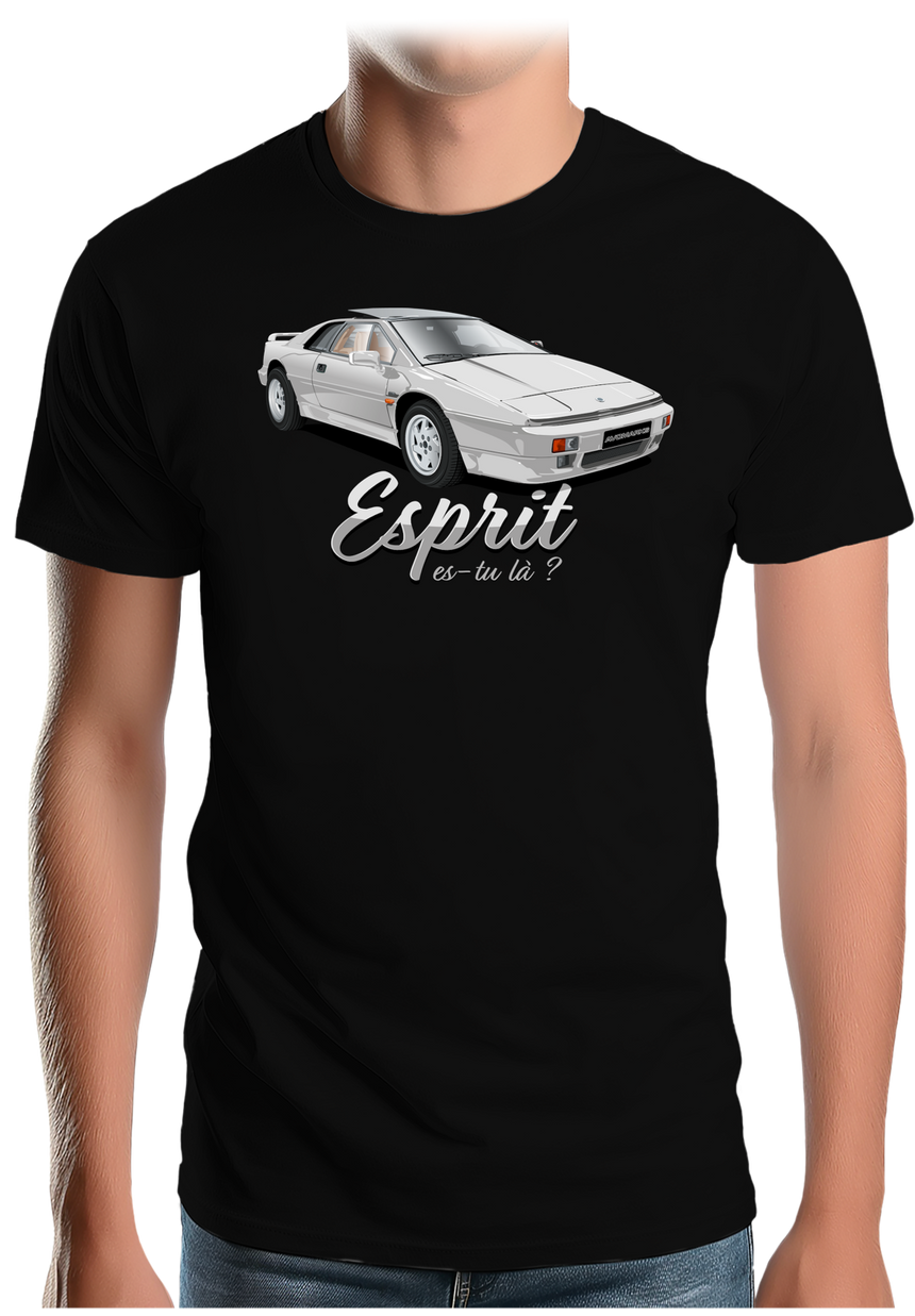 T-Shirt Homme Voiture Esprit V6 es tu là ?