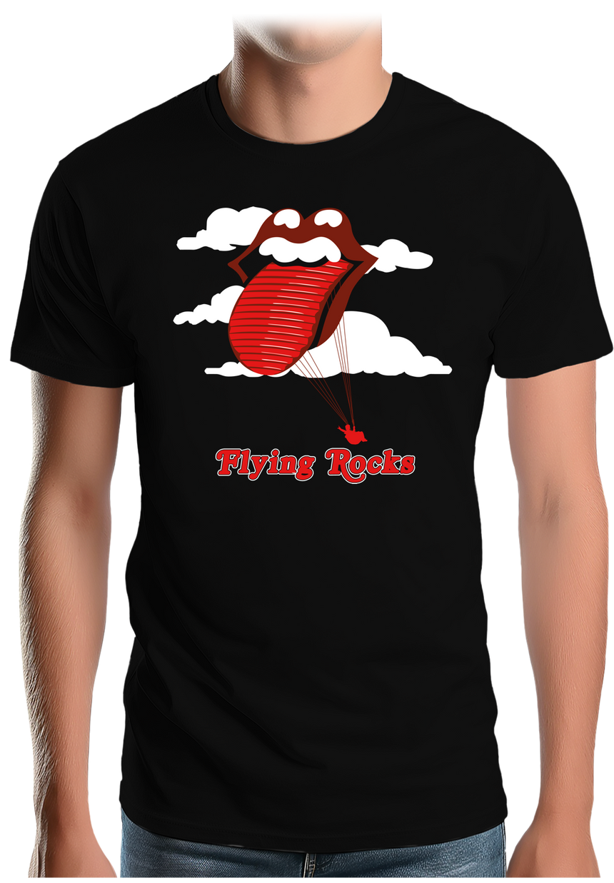 T-Shirt Homme Le parapente rock and roll