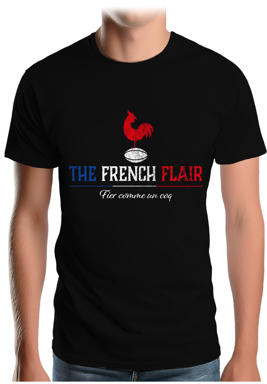 T-Shirt Homme Le rugby français c'est le french flair