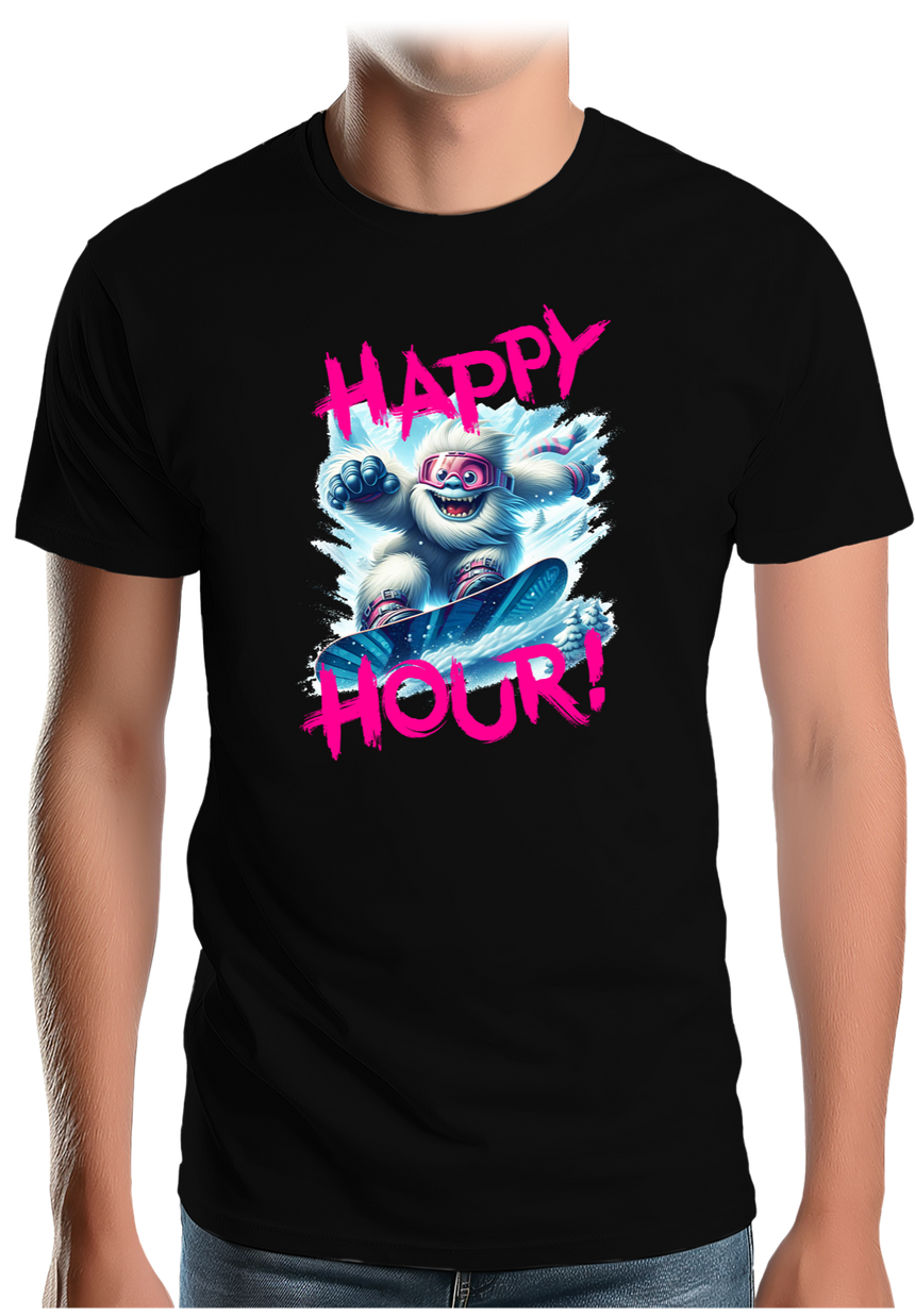 T-Shirt Homme Yeti snow en surf