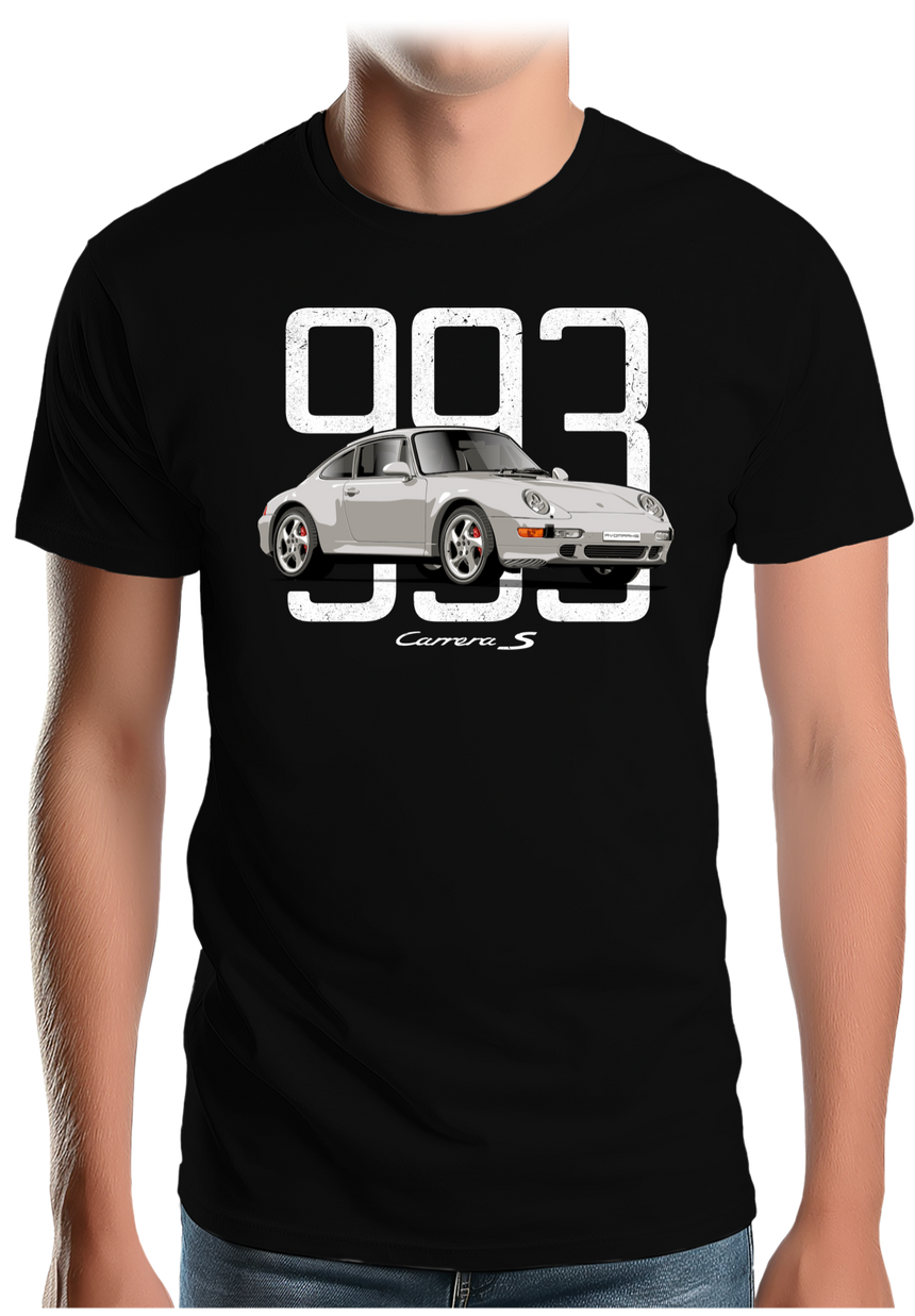 T-Shirt Homme Voiture 993, une histoire d'amour