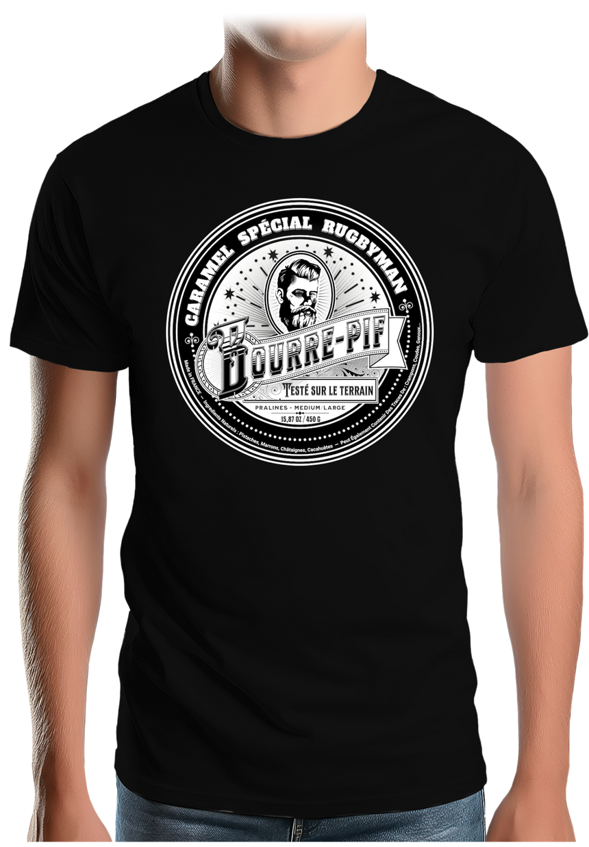 T-Shirt Homme Le Bourre Pif, super caramel