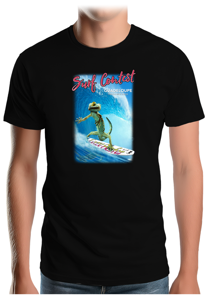 T-Shirt Homme Surf contest en Guadeloupe