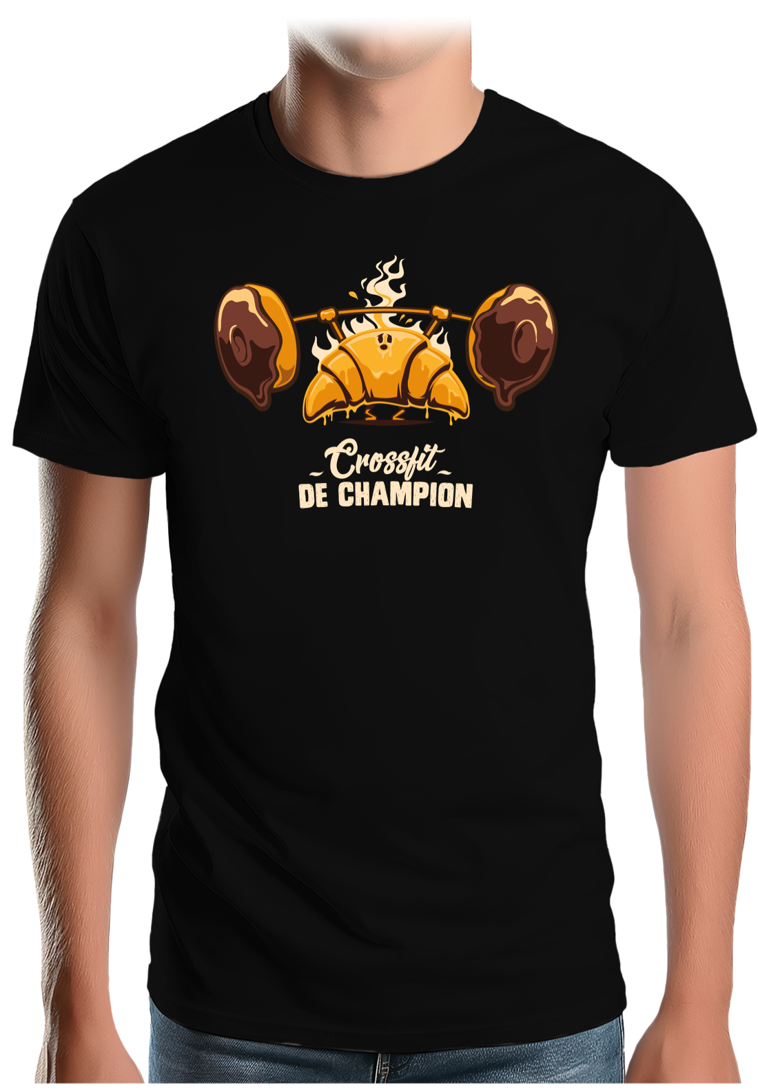 T-Shirt Homme Champion des petits déjeuners