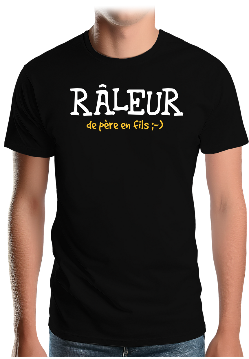 T-Shirt Homme Râleur de père en fils