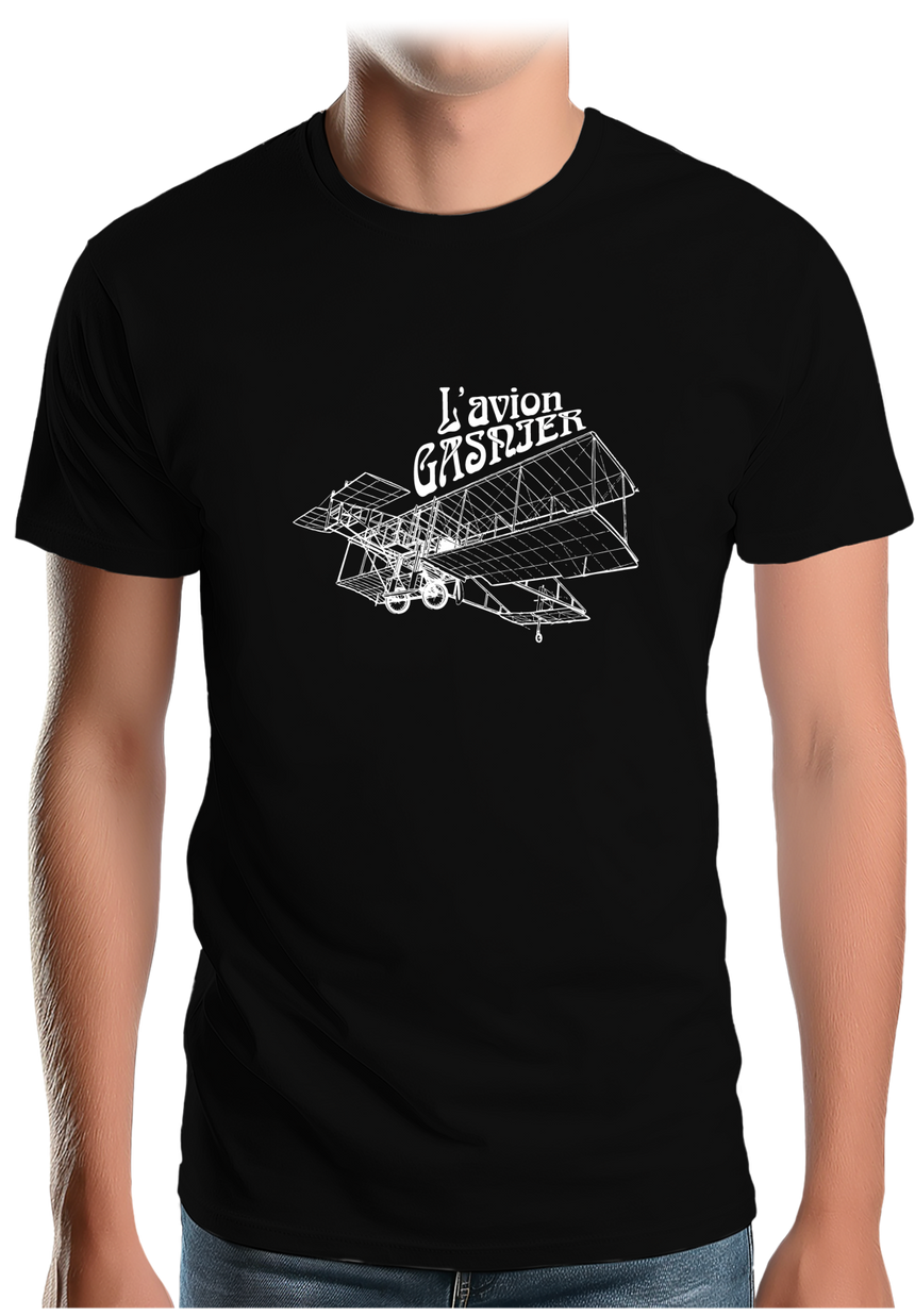 T-Shirt Homme Avion Rene Gasnier