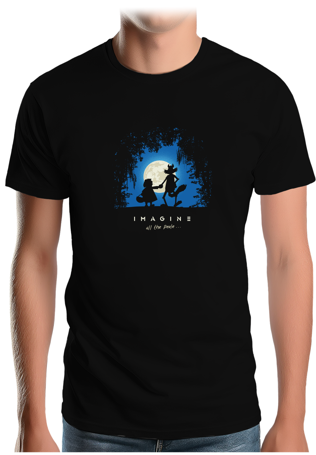 T-Shirt Homme Conte loup et chaperon rouge